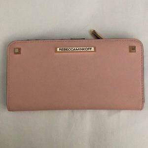 REBECCA MINKOFF blush pink wallet